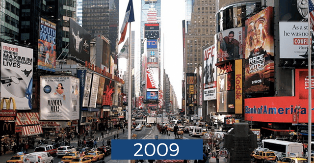 From Dazzling to Dirty and Back Again: A Brief History of Times Square