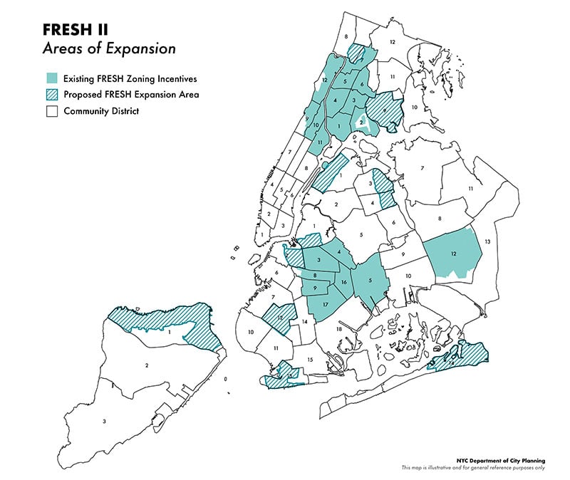 New NYC zoning incentives for grocery stores and transit improvements