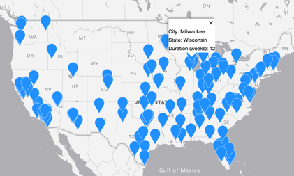 Permit Approval Timelines Interactive Map