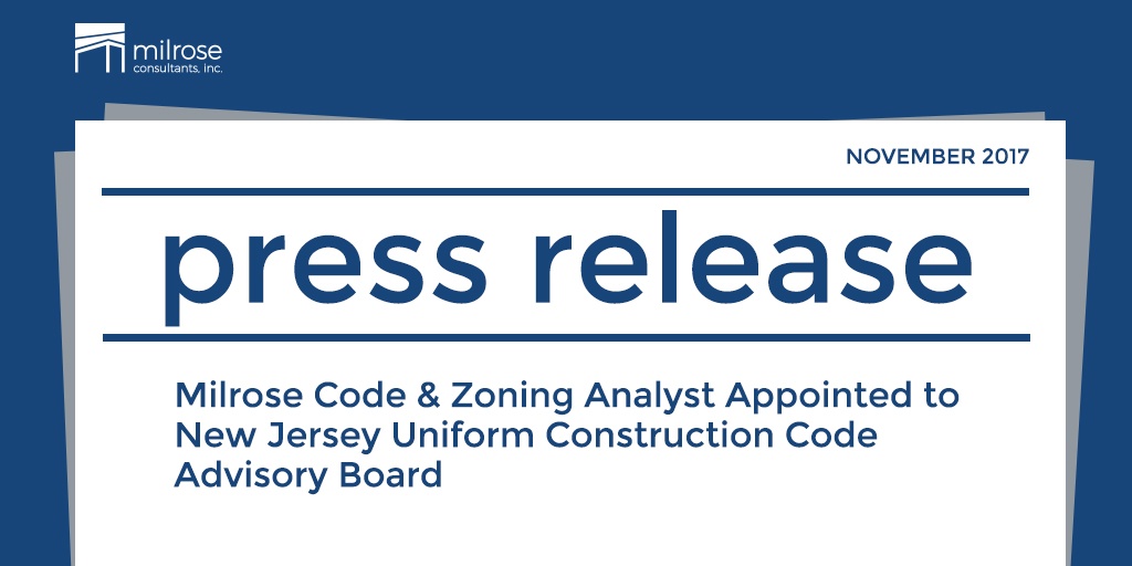 Milrose's Andrew Cattano is Appointed to New Jersey Uniform Construction Code Advisory Board