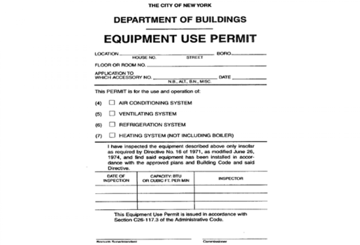 Cooling Towers and Other Mechanical Equipment: Annual Inspections