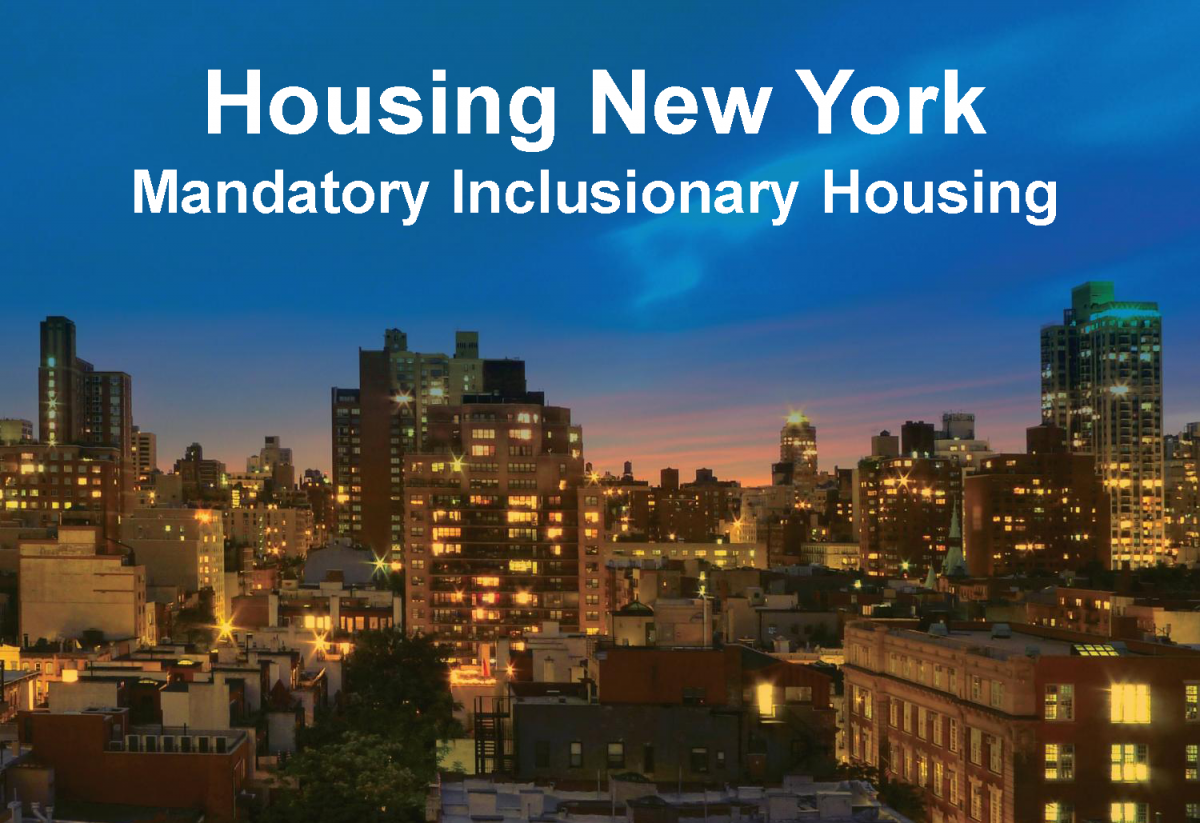 Mandatory Inclusionary Housing Program: Summary of New Zoning Regulations