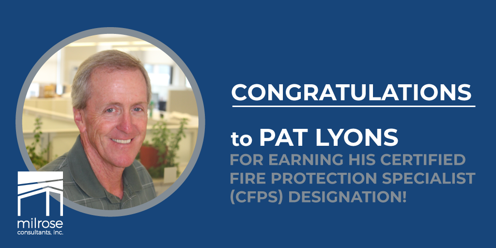 Pat Lyons CFPS Announcement