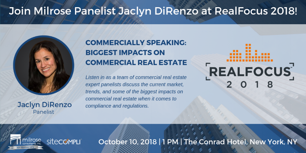 Join Milrose Panelist Jaclyn DiRenzo at SiteCompli RealFocus 2018