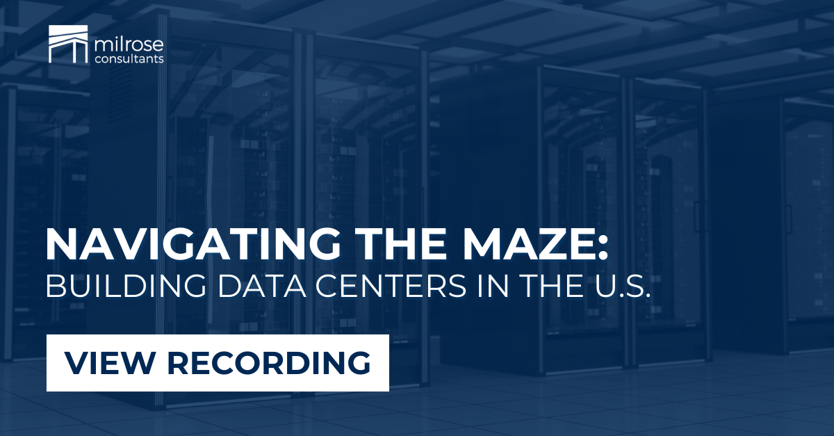 The Future of Data Center Development: Regulatory Trends Shaping the Industry