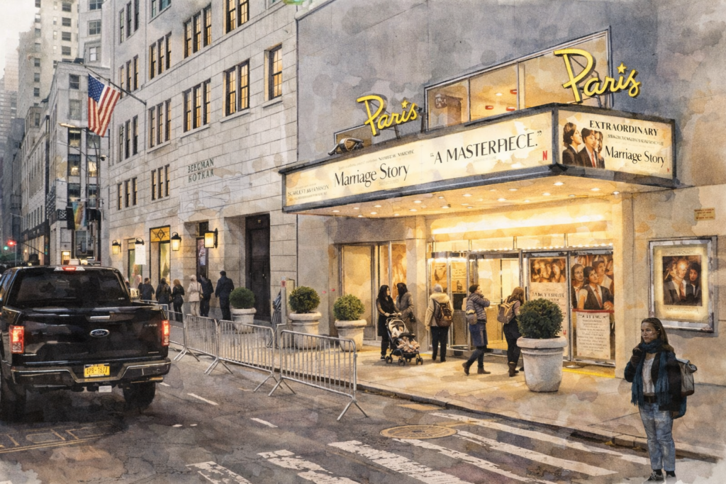 Netflix Paris Theatre New York NY