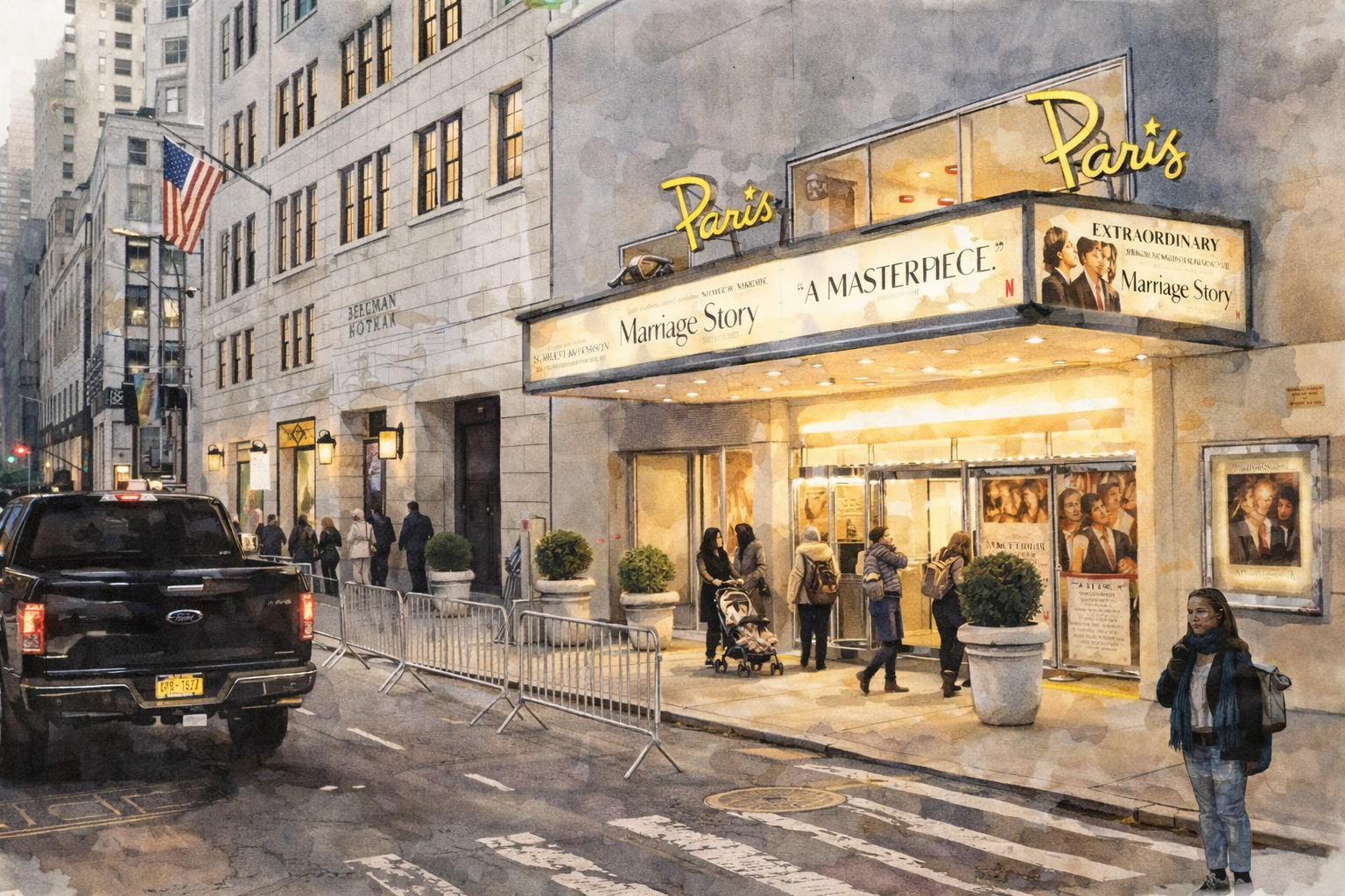 Netflix Paris Theatre New York NY