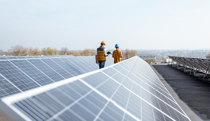 Solar panel photo